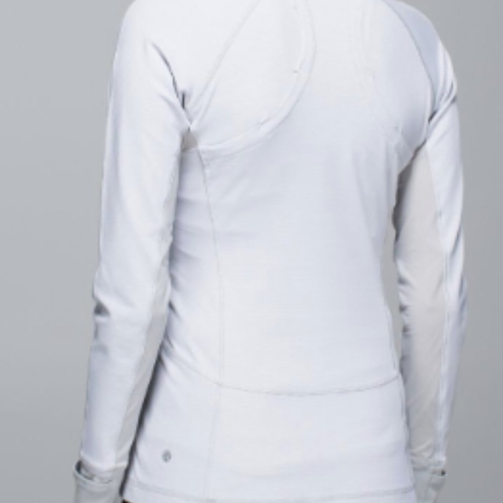 (159) Lululemon Race With Grace 1/2 Zip II Sz 4 - Picture 2 of 6